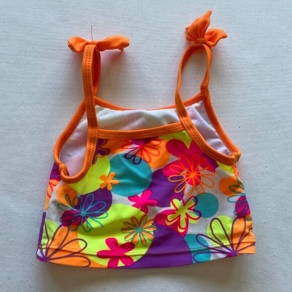 CT Kids Bright Floral Print Tankini size 12 Months - Picture 5 of 10